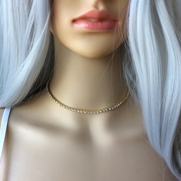 🌺 2PC GOLD BLING CHOKER DANGLE NECKLACE MOON BOHO CHARM BUNDLE SET CHAIN LAYERS - Picture 5 of 7